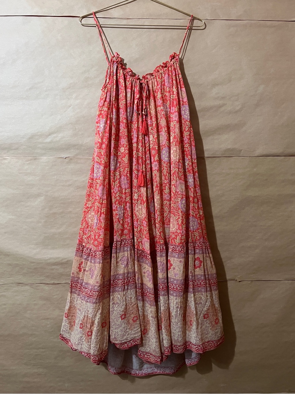 Spell & The Gypsy Collective Love Story Strappy Midi Dress Bohemian Size XS